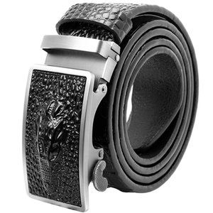 Belt Embossed Genuine Leather Automatic